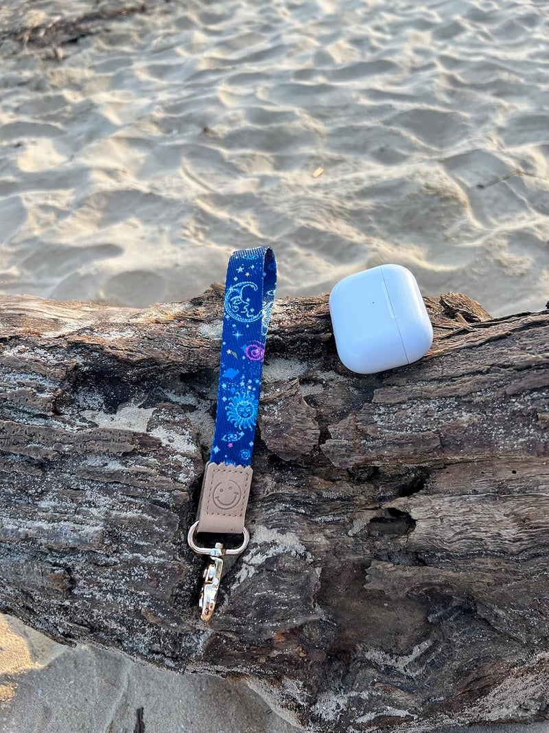 DQL wristlet lanyard for keys keychain for car keys women, boho key chain straps car keys holder wristlet (Moon) - Image 4